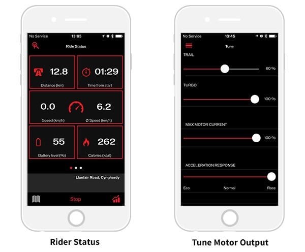Specialized Turbo Levo Mobile App Interface